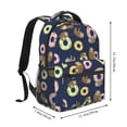 thumbnail image 2 of Fotbe Sloth with Donuts Mochila Casual con Estampado para Escuela, Viajes y Actividades al Aire Libre - Duradera, Ligera y Cómoda, 2 of 5