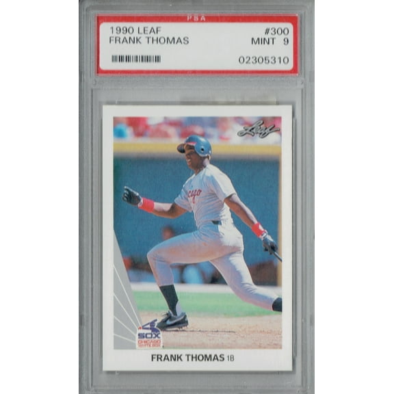 PSA 9 Frank Thomas 1990 Leaf #300 Rookie Card Chicago White Sox
