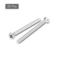 thumbnail image 3 of Uxcell 8#-32x1-3/4" Flat Head Machine Screws Phillips 304 Stainless Steel Bolts 25 Pack, 3 of 5