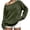 A45 Army Green, variant on Women's Fuzzy Fleece Pullover Sweater Casual Long Sleeve Off Shoulder Slouchy Oversized Tops Fluffy Warm Winter Jumper Lounge Relaxed Fit Fall Clothes