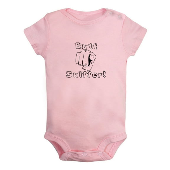 Butt Sniffer Funny Rompers For Babies, Newborn Baby Unisex Bodysuits, Infant Jumpsuits, Toddler 0-24 Months Kids One-Piece Oufits