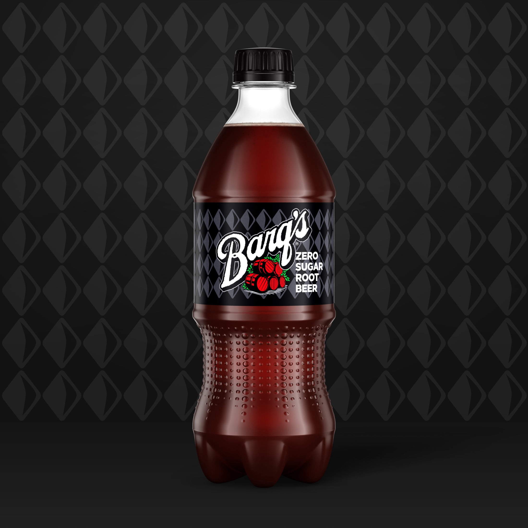 (5 pack) Barq's Zero Sugar Root Beer Soda Pop Bottle, 20 fl oz