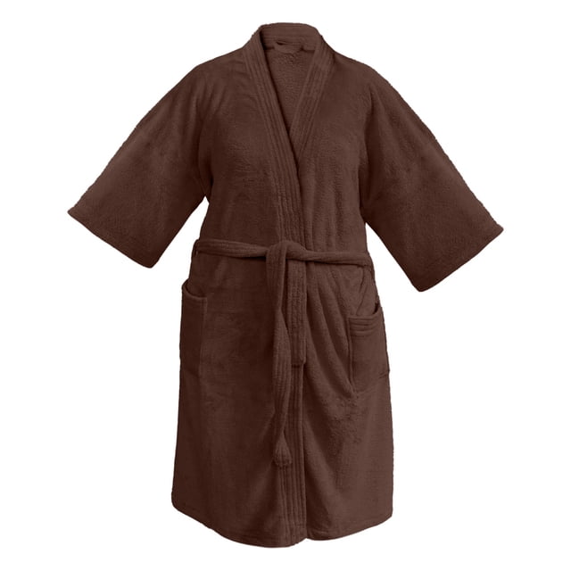 Bata Super Absorbente Elefantito Unitalla Chocolate Rápido Secado