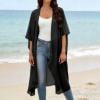 Black-swimsuit coverup for women