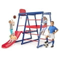 thumbnail image 4 of Canddidliike 7-In-1 Metal Toddler Climbing Toys, Indoor Playground Climbing Toys for Kids 3-7 Years Old, Playground Climbing Toys for Indoor Play, Red, 4 of 4