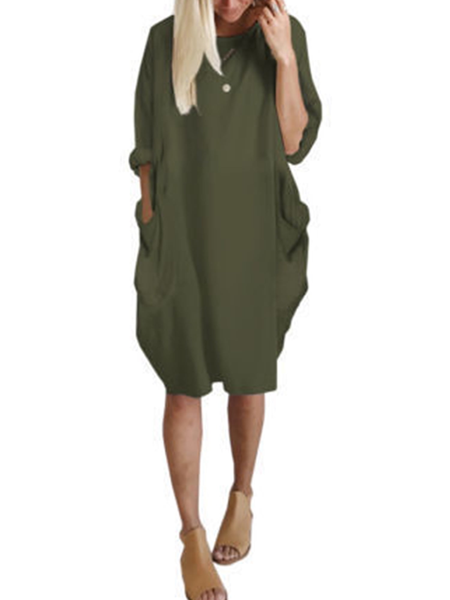 baggy t shirt dress with pockets