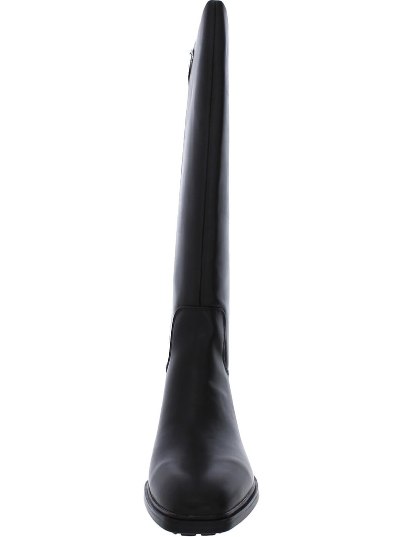 Nine West Women's Barile Knee High Boots - Square Toe, Low Heel, Faux Leather