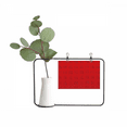thumbnail image 1 of China Red Patriotism Harmony Metal Picture Frame Cerac Vase Decor, 1 of 3
