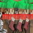 thumbnail image 4 of Foil Fringe Garland 10 Feet, 4 Pack Fringe Banner Wall Hanging Curtain Backdrop for Wedding Birthday, Dark Purple, 4 of 7