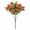 Orange, variant on SLYNSHome Mini Rose Artificial Flowers Bouquets,Fake Silk Bouquet for Centerpiece Table Wedding Party Home Crafts Decor - White