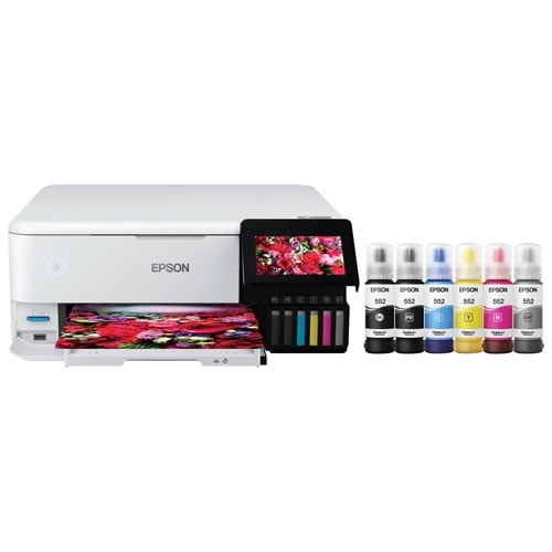 New Epson SuperTank EcoTank Photo ET-8500 Wireless All-In-One SuperTank Inkjet Printer