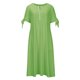 thumbnail image 5 of Vestido Corto de Manga Larga para Mujeres Moda Verano Casual Cuello en V Botón de Manga Corta Vestido Largo, 5 of 6