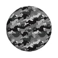 Spare Tire Cover, horse silhouette Tire Covers for Trailer, RV, Car