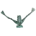 thumbnail image 4 of Design Toscano Legs Leap Frog Bronze Garden Statue, Large, 4 of 4