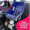 thumbnail image 3 of Todays Kids Car Seat Protector for Child Car Seat - Waterproof Car Seat Protector with Thick Padding, Seat Protector Under Baby Car Seat with 2 Pockets - Universal Car Seat Pad & Car Seat Mat - Black, 3 of 7