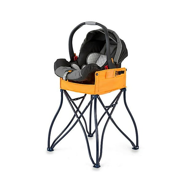 Phoenix Baby Goto 2in1 Carseat Holder & Travel High Chair, Orange
