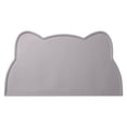 thumbnail image 2 of Cat Food Mat,Dog Food Mat,Pet Mats for Floor Waterproof,Non Spill Non Slip Pet Feeding Mat, Cat Shape Placemats for Cat Dog Water Bowl, for Messy Drinkers To Prevent Spill and Protect Floors, Grey, 2 of 9