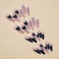 thumbnail image 2 of Pegatinas de Uñas de Corazón Negro Francés TUNC, 2 of 5