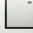 thumbnail image 6 of VIGO Mosaic 34 in. W x 62 in. H Framed Fixed Tub Screen Door in Matte Black with 3/8 in. (10mm) Fluted Glass, 6 of 12