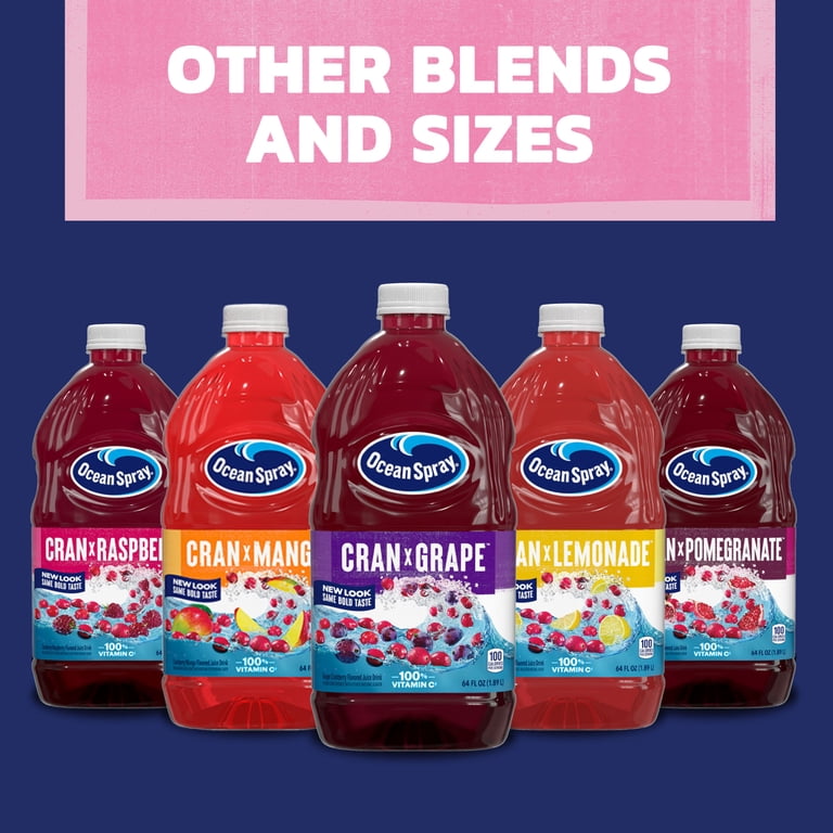 Ocean Spray White Cran-Strawberry Juice Drink, 64 fl oz, 8 Pack photo 8