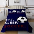 thumbnail image 1 of Erosebridal American Football Coverlet Set King,Rugby Game Bedding Set,Sport Gamer Room Decorative,Ultra Soft,3 Pieces, 1 of 5