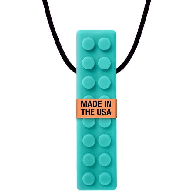 Collar para masticar ARK Brick Stick XXT de grado médico, color verde azulado