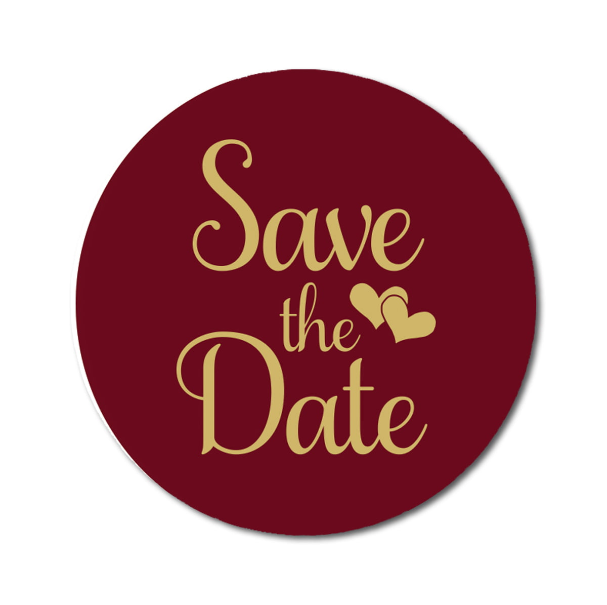 Save The Date Sticker