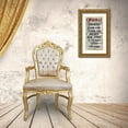 thumbnail image 3 of Stimson, Diane 18x32 Gold Ornate Wood Framed with Double Matting Museum Art Print Titled - Courage Grunge, 3 of 4