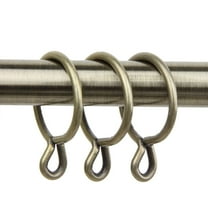 3 PEZZI ANELLI per tende in metallo alluminio occhielli tendaggi