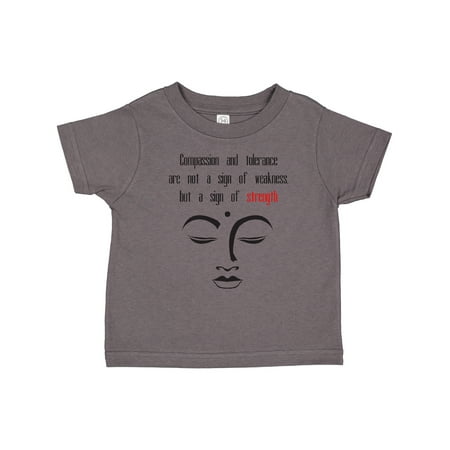 

Inktastic Buddha Saying Girls Toddler T-Shirt