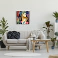 thumbnail image 3 of Stupell Industries Tiger & Cutout Plants Animals & Insects Painting White Framed Art Print Wall Art, 24 x 24, 3 of 9