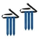 thumbnail image 2 of 2 cinturones de fútbol de bandera, cinturón de rugby, resistente al desgarro, multiusos, con banderas, juego de fútbol de bandera para juegos de rugby Azul, 2 of 10