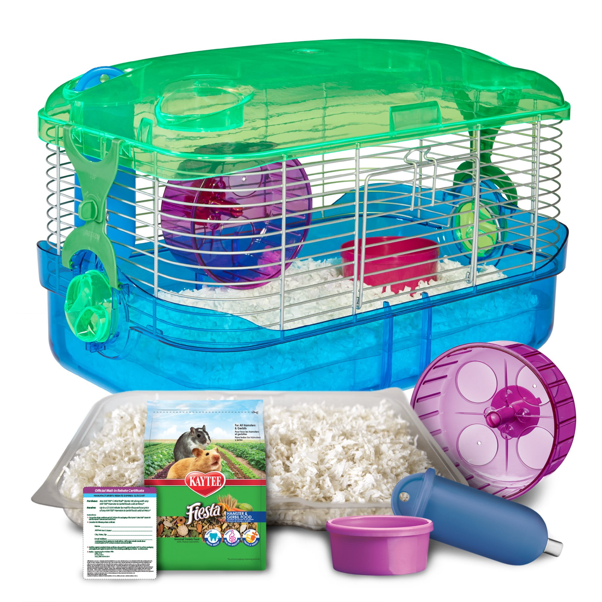 Kaytee CritterTrail Small Animal Habitat Starter Kit, 16; L X 10.5; W X