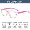 thumbnail image 3 of Children Boys Girls Computer Eye Protection Online Classes Kids Glasses Comfortable Eyeglasses Anti Blue Light Ultra Light Frame PURPLE, 3 of 8