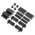 thumbnail image 4 of Concealed Hinges for Shower Panels, Enhanced Stability via Metal Upper and Lower Clamps, 4 of 5
