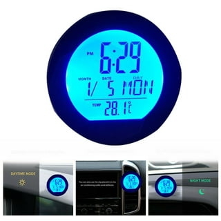 Car Digital Thermometer Inside and Outside Temperature °C °F Truck Van Bus