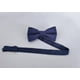 thumbnail image 2 of Nvzi 2 piezas de pajarita clásica preatada, esmoquin formal liso ajustable para adultos y niños, pajarita elegante para fiesta de bodas, corbata lisa (azul), 2 of 4
