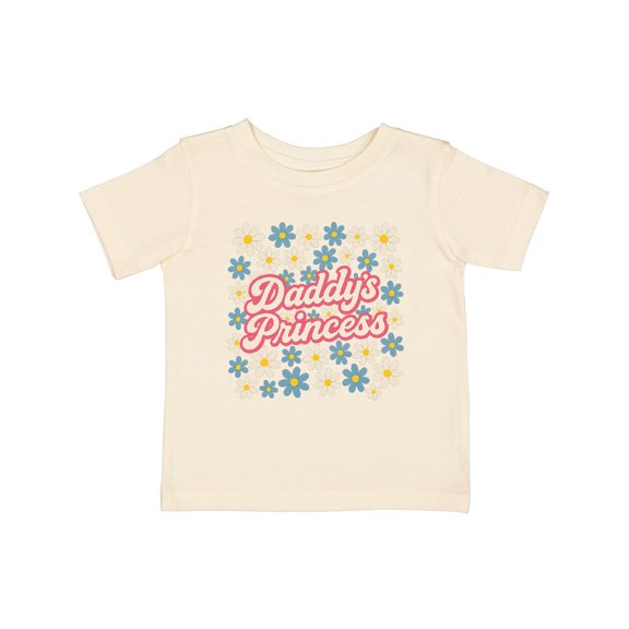 Inktastic Daddy's Princess Floral Design Boys or Girls Baby T-Shirt
