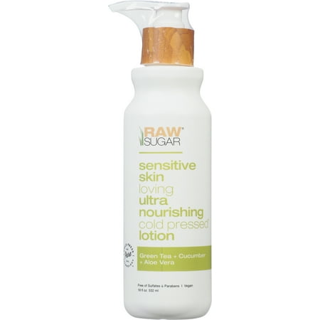 Green Tea + Cucumber + Aloe Vera Sensitive Skin Body Lotion Fresh
