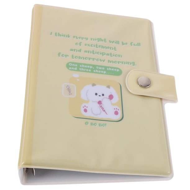 Carpeta con 6 anillas de dibujos animados para hacer álbumes de fotos y blocs de notas
