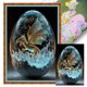 thumbnail image 1 of Kit Punto Cruz Pterosaurio Impreso Hilo Algodón Ecológico Bordado 11CT 40x60cm, 1 of 9