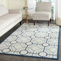 SAFAVIEH Four Seasons Tylar Geometric Area Rug, Ivory/Grey, 5' x 8'
