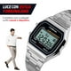 thumbnail image 5 of Reloj Clásico Digital Correa Metálica Contra Agua Redlemon Pantalla Retroiluminación Alarma Cronómetro 1123, 5 of 7