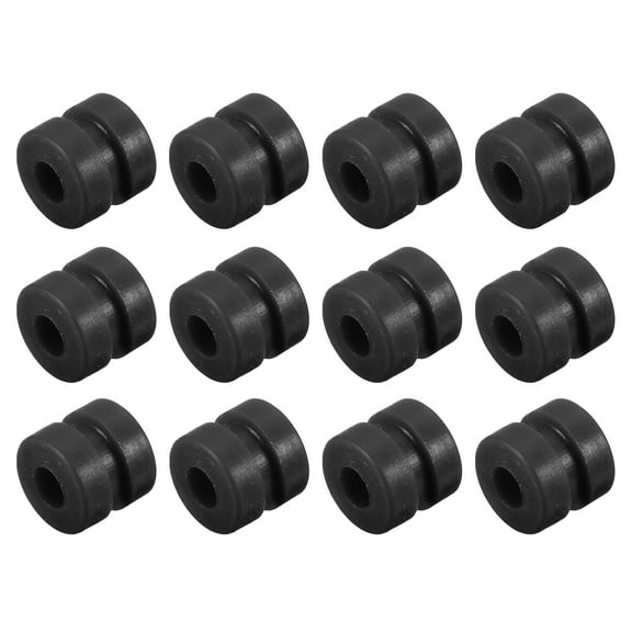 Uxcell 12Pack RC Anti Vibration Rubber Balls for F4 F7 Flight Controller M2x4mm Black