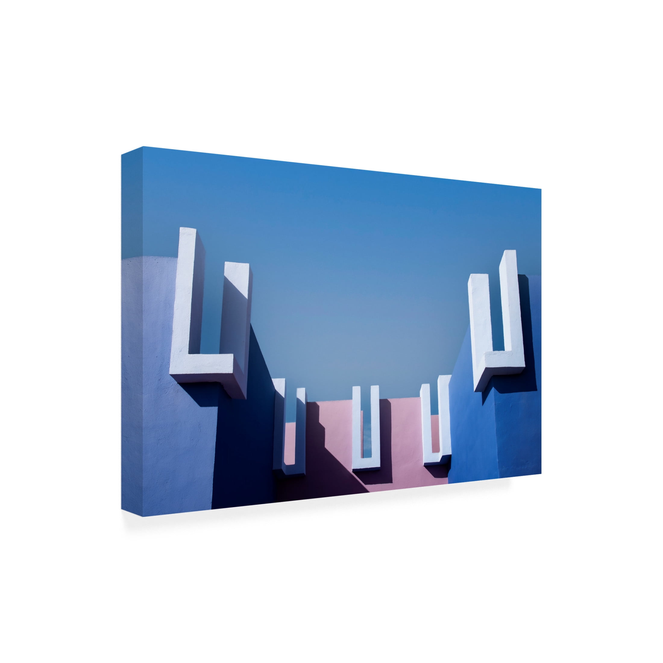 Trademark Fine Art Linda Wride Muralla Roja 5 Canvas Wall Art