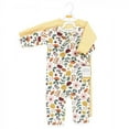 thumbnail image 2 of Hudson Baby Infant Girl Premium Quilted Coveralls, Fall Botanical, 0-3 Months, 2 of 4