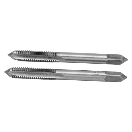 

Metric Machine Taps 2Pcs/Set Through Hole High Speed Steel Thread Tapping Tool Rapid Chip Removal For Clocks Watches Wood Soft Metal M6x1