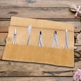 thumbnail image 3 of Bolsa de herramientas de jardín, 5 ranuras Ranuras para herramientas de cuero Bolsa de cuero Bolsa de herramientas de cuero hecha a mano con cuidado, 3 of 8