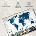 thumbnail image 6 of Elephant Stock Us Wars World Map Wall Art - Horizontal Canvas Wall Art - Living Room Wall Decor - Education Canvas - White And Brown Decor - 12" x 8", 6 of 8