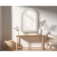 thumbnail image 7 of Elegant Decor Arch Cornhusk Mirror 30x42 in Linen White, 7 of 7